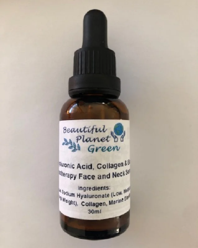 Ορός προσώπου με υαλουρονικό οξύ, κολλαγόνο και ελαστίνη