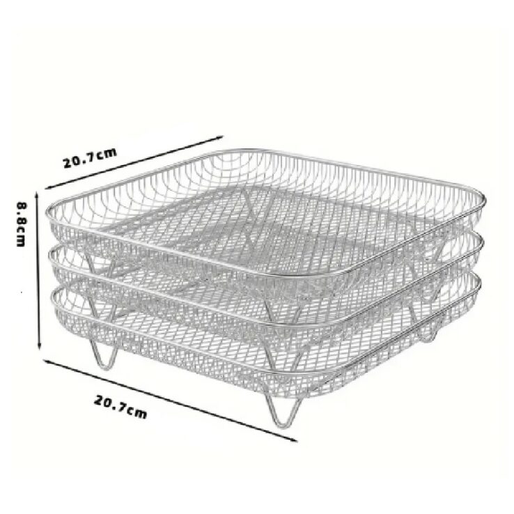 Σχάρα-Ψησίματος-Φούρνου-Φριτέζας-Αέρος-Air-Fryer-Σετ-3-τεμ