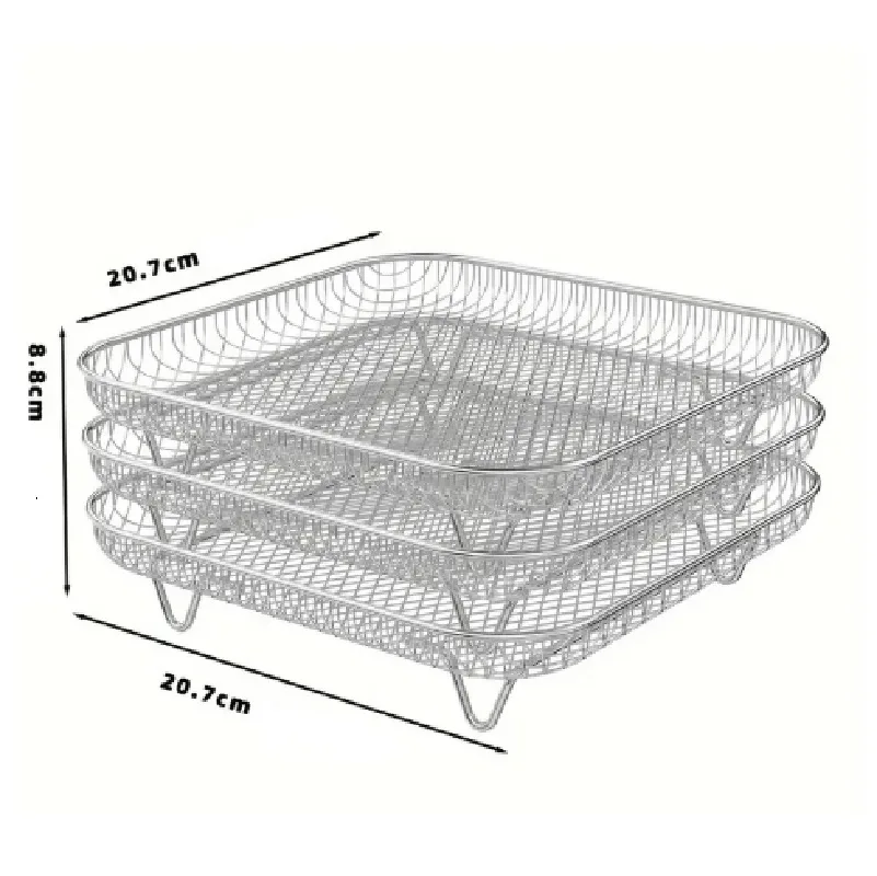 Σχάρα-Ψησίματος-Φούρνου-Φριτέζας-Αέρος-Air-Fryer-Σετ-3-τεμ