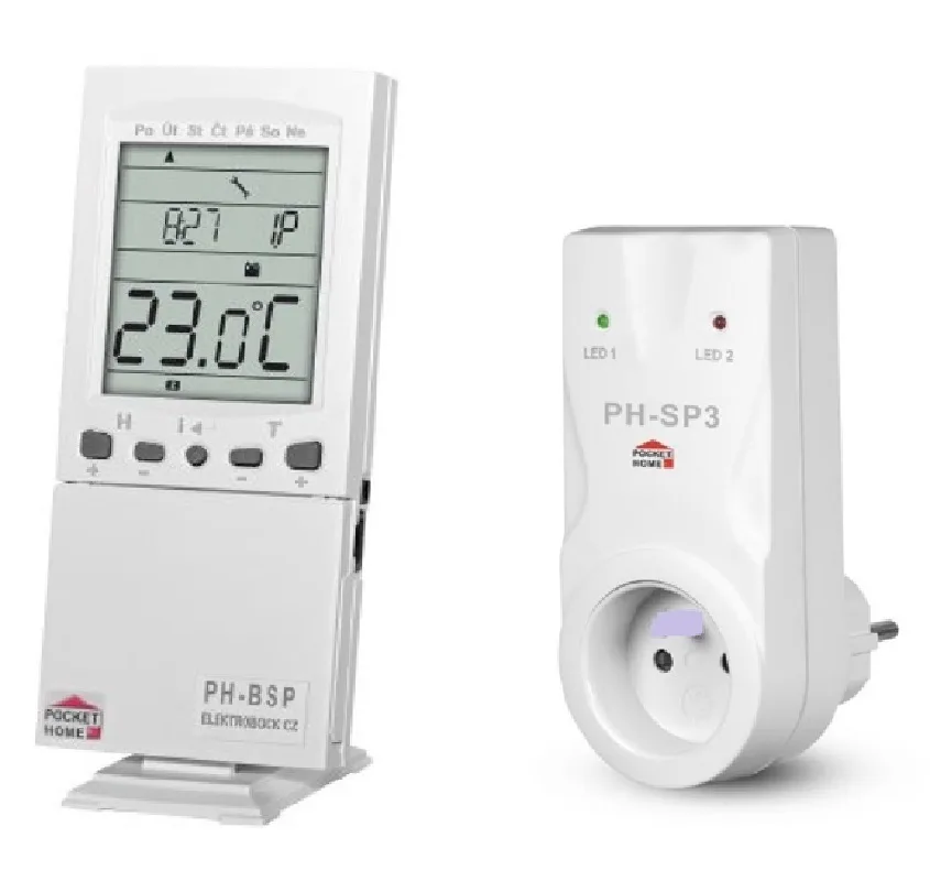 Crystal-Audio-PH-BSP-Ασύρματος-Θερμοστάτης-Control-Unit-Socket-Receiver