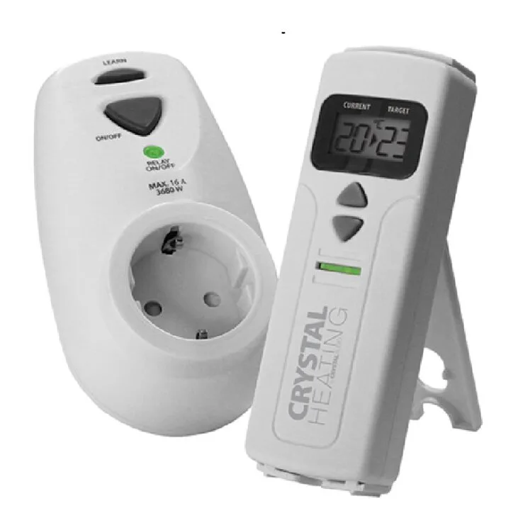 Crystal Audio Ασύρματος Θερμοστάτης με τηλεχειριστήριο RTS-1